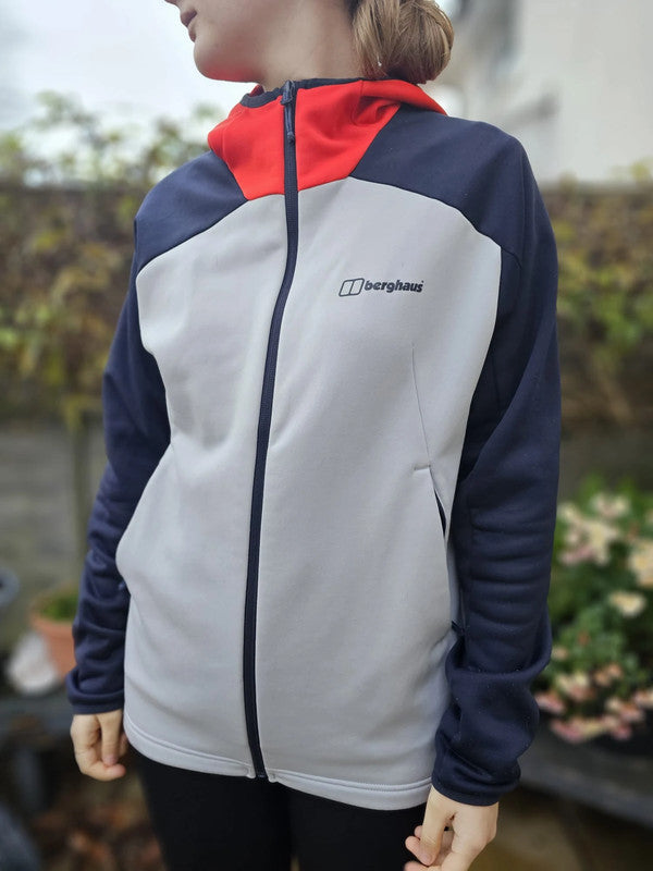 Mens Gyber Full Zip Hoodie Fleece Streetwear Jacket - S/Small