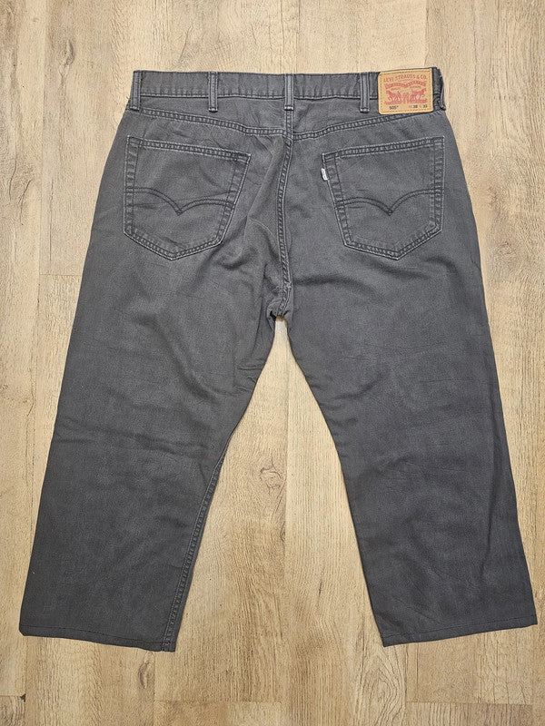 Levi's Grey Jeans 505 Regular Fit - W37/22L