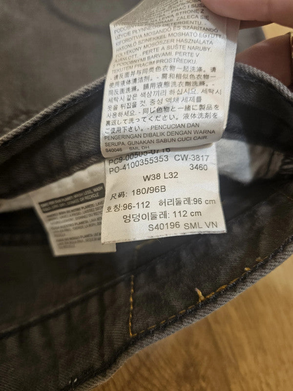 Levi's Grey Jeans 505 Regular Fit - W37/22L