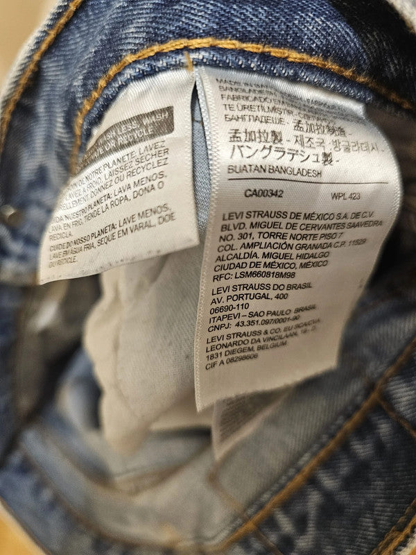 Levi's Blue Jeans 505 Regular Fit - W36/31L