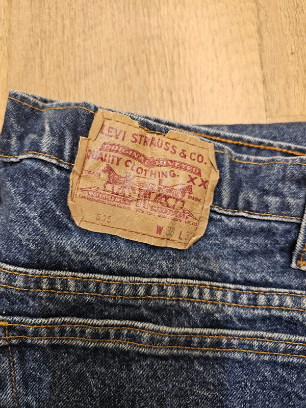 Levi's Blue Jeans 505 Regular Fit - W36/31L