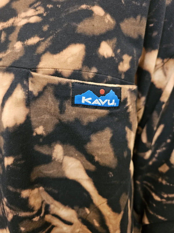 KAVU En Route Pull Over Tie Dye Hoodie - Small/Medium - New With Tags