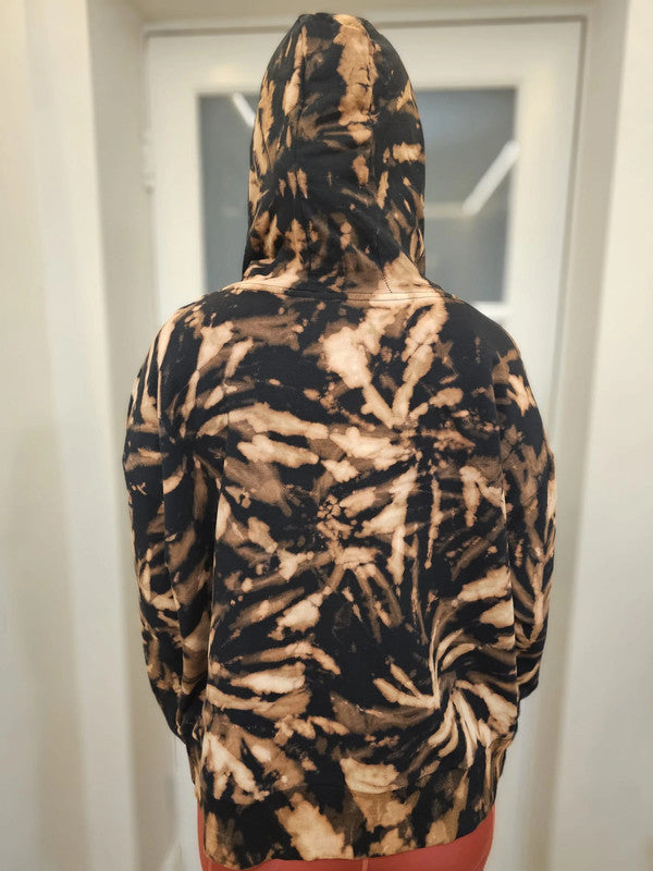 KAVU En Route Pull Over Tie Dye Hoodie - Small/Medium - New With Tags