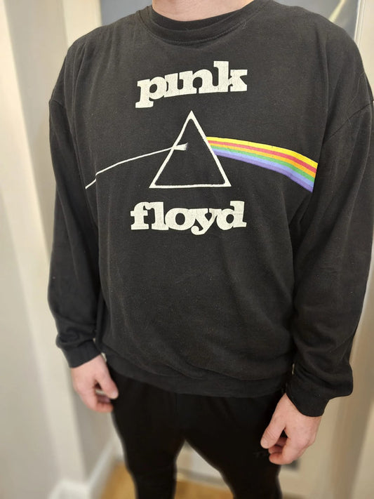 Pink Floyd Unisex Black Pullover Jumper/Sweatshirt - XXL/2XL