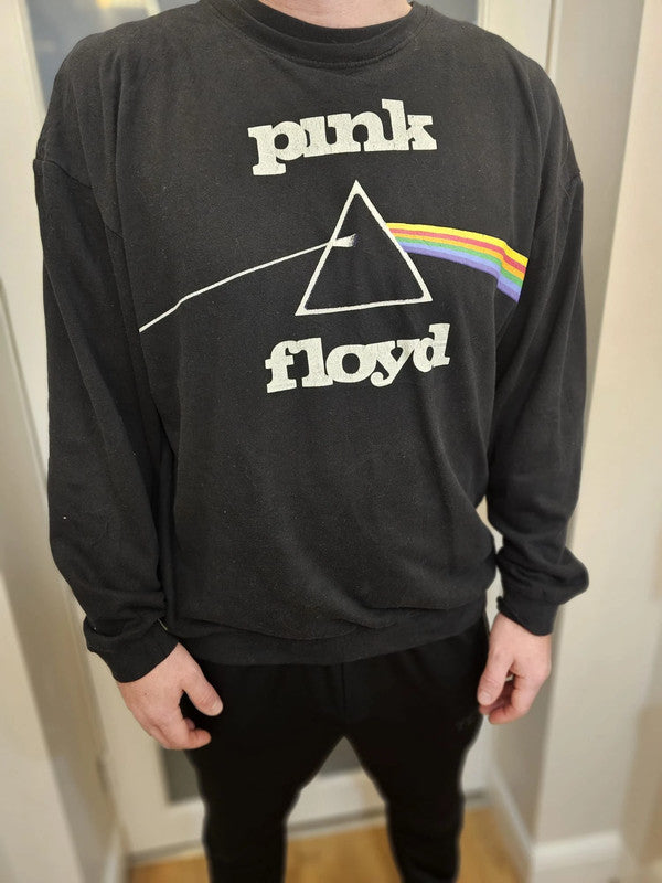 Pink Floyd Unisex Black Pullover Jumper/Sweatshirt - XXL/2XL