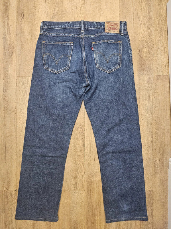 Levi's Blue Jeans 505 Straight Fit - W38/31L