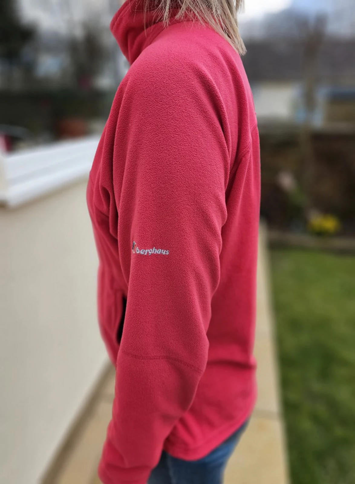 Berghaus Womens Full Zip Red Fleece Jacket UK - UK 12
