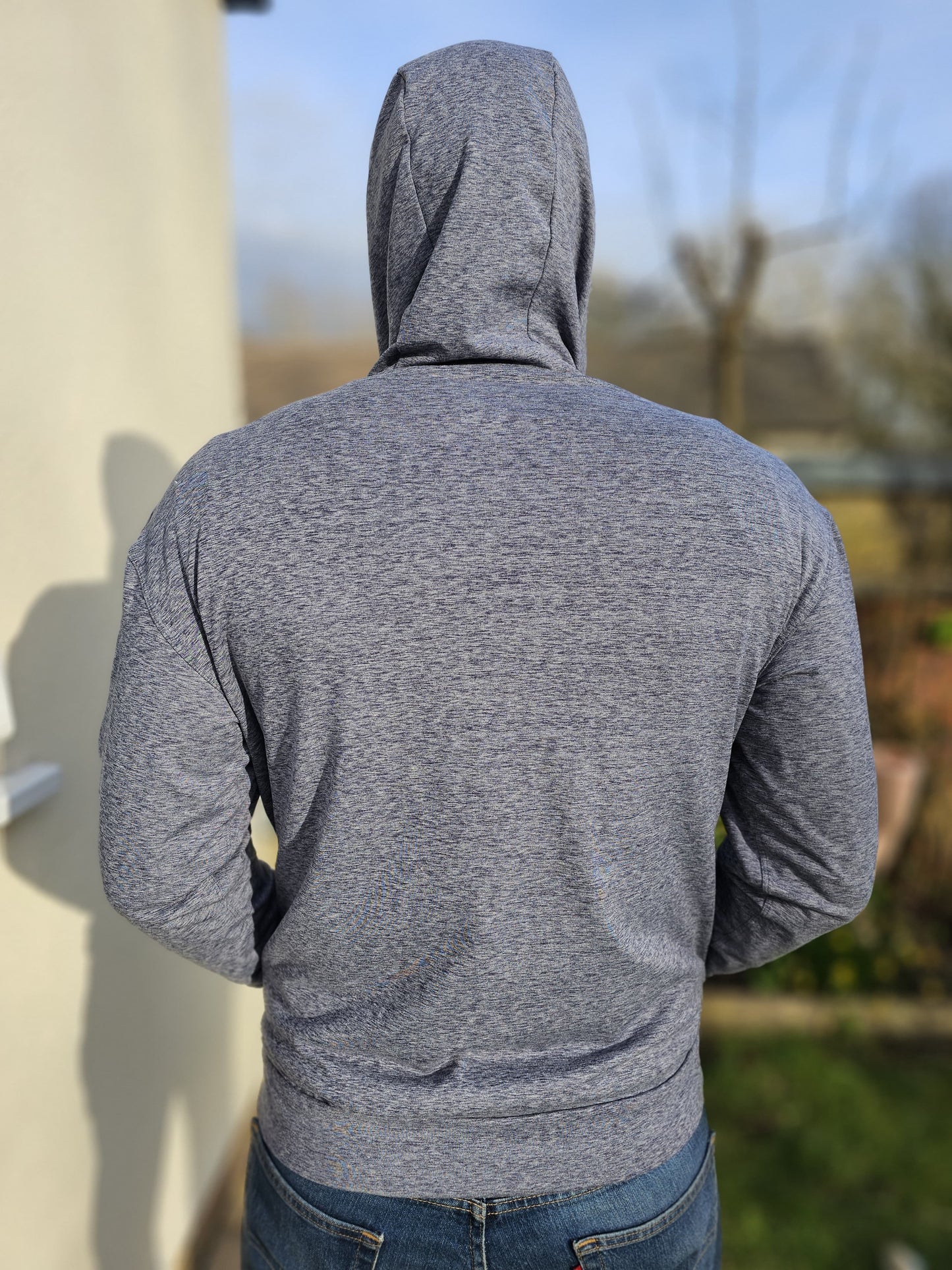 Nike Grey Dri-Fit Fully Zip Jacket Hoodie - M/Medium