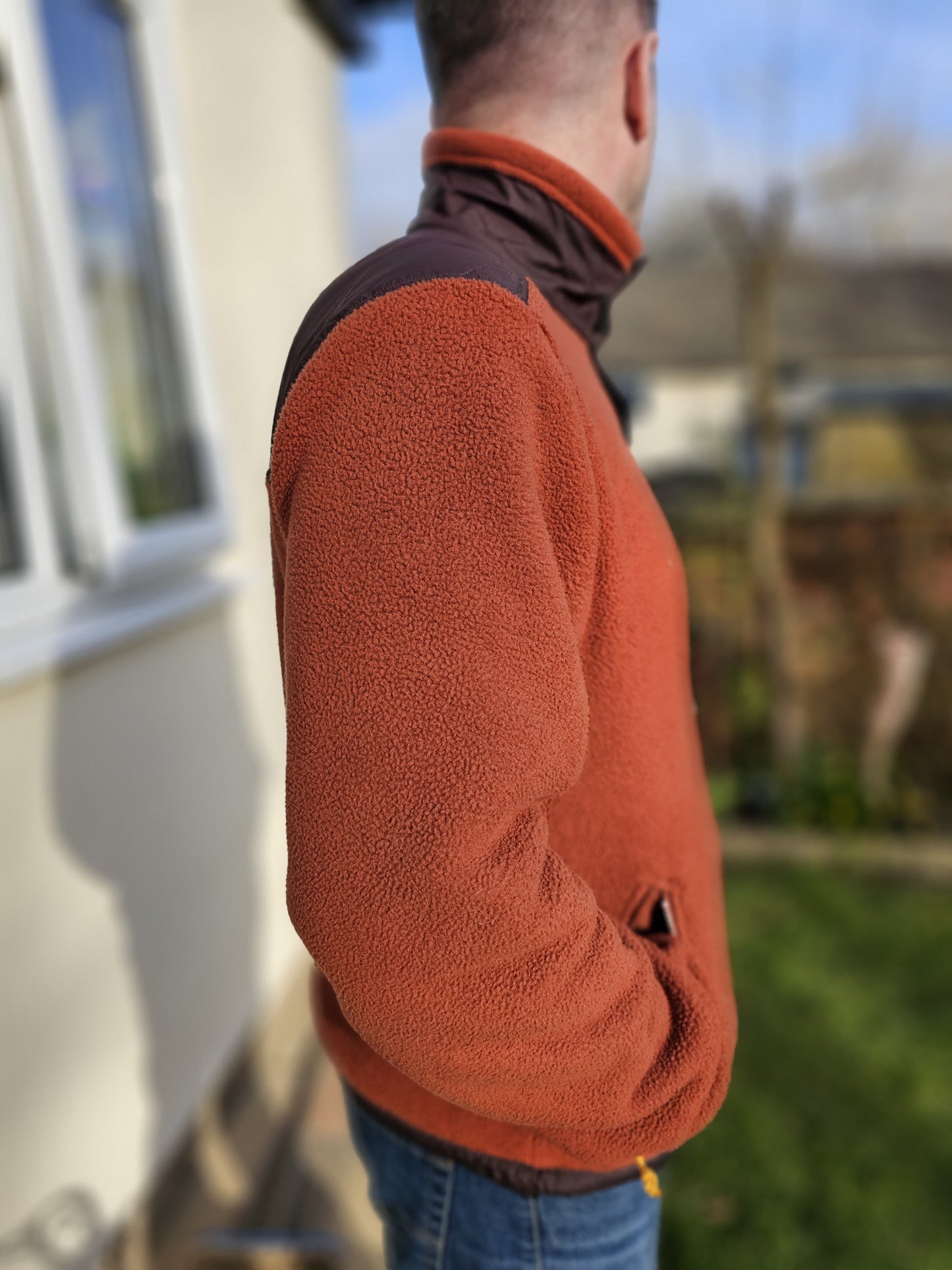 The North Face Button Up Pullover Fleece Jumper - M/Medium