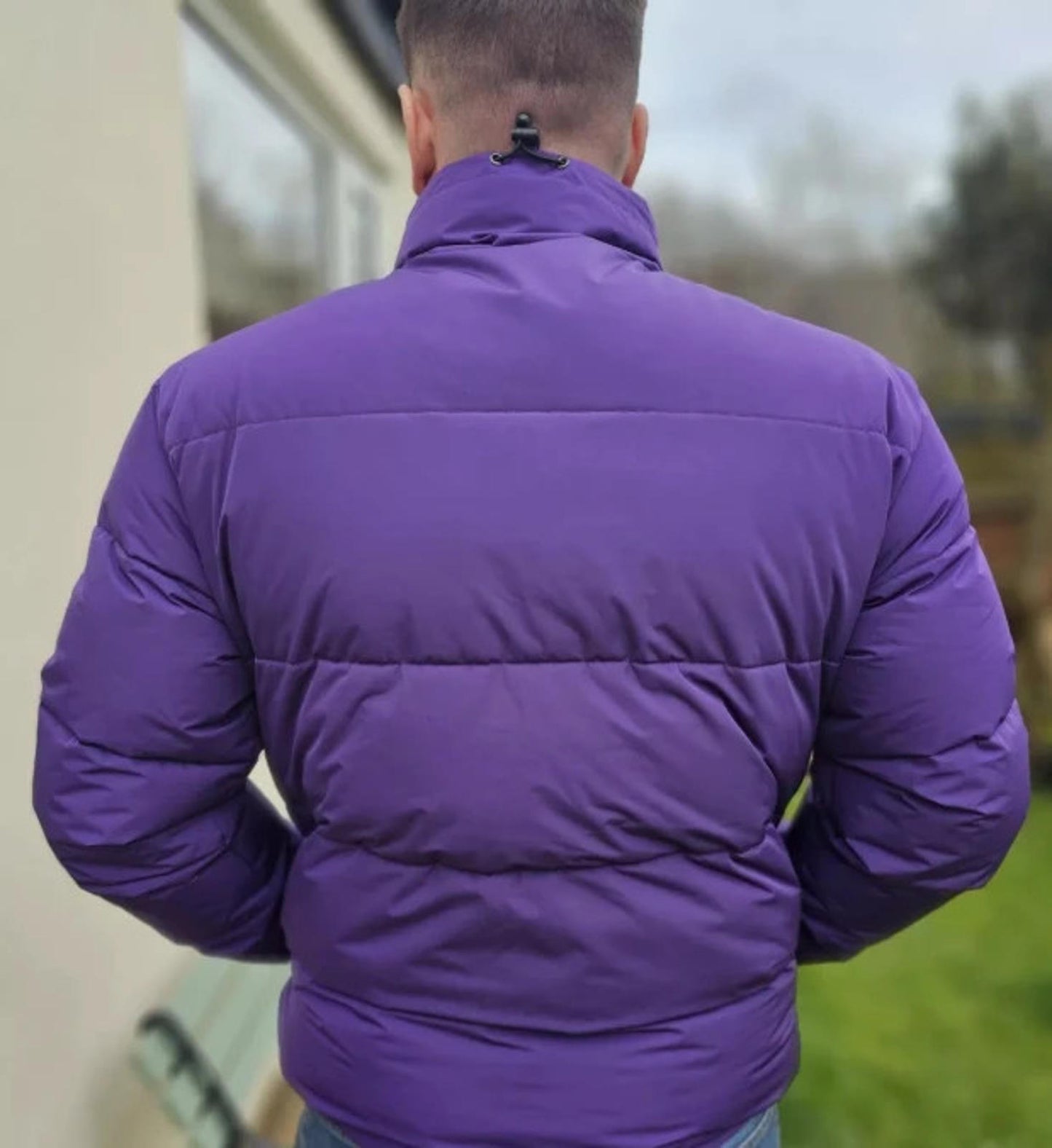Awesome Dickies Olaton Jacket Deep Purple Puffer Jacket - M/Medium