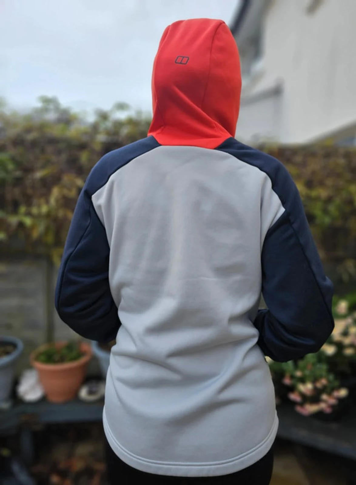 Berghaus Gyber Full Zip Navy/red Hoodie Fleece Streetwear Jacket - S/Small