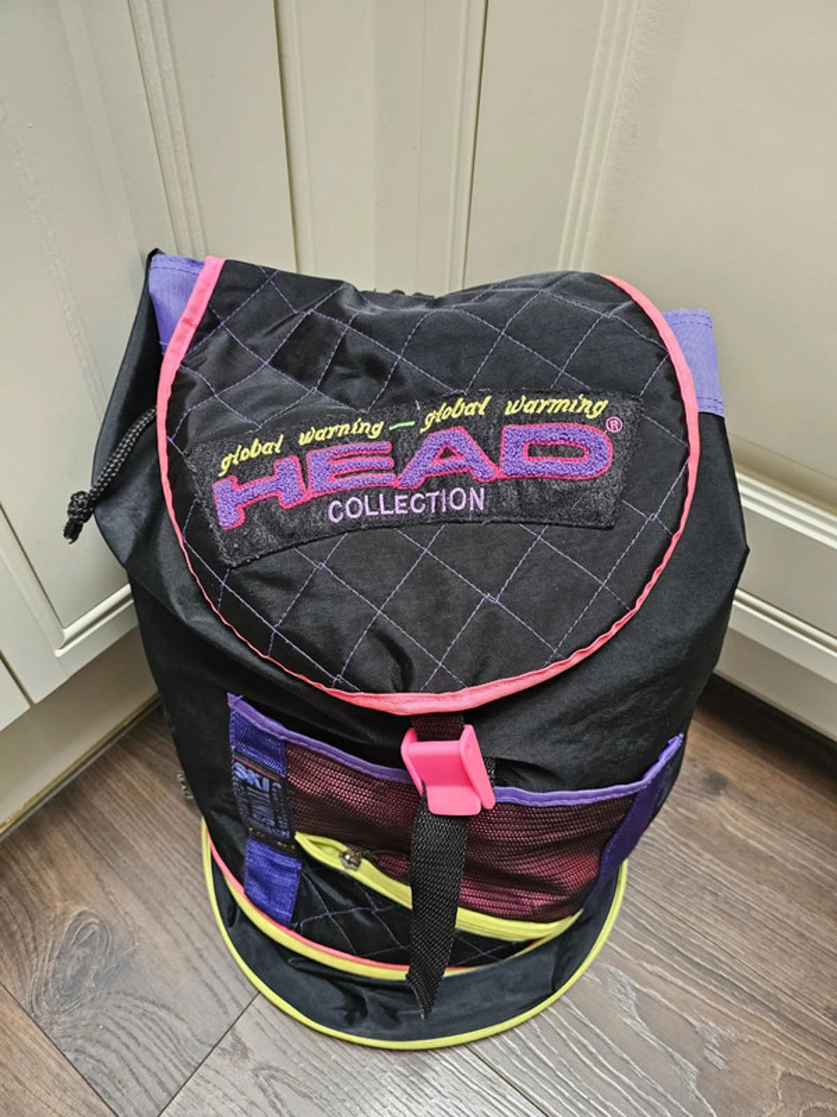 Vintage HEAD Global Warming Collection Backpack/Rucksack 80's/90's - Tennis
