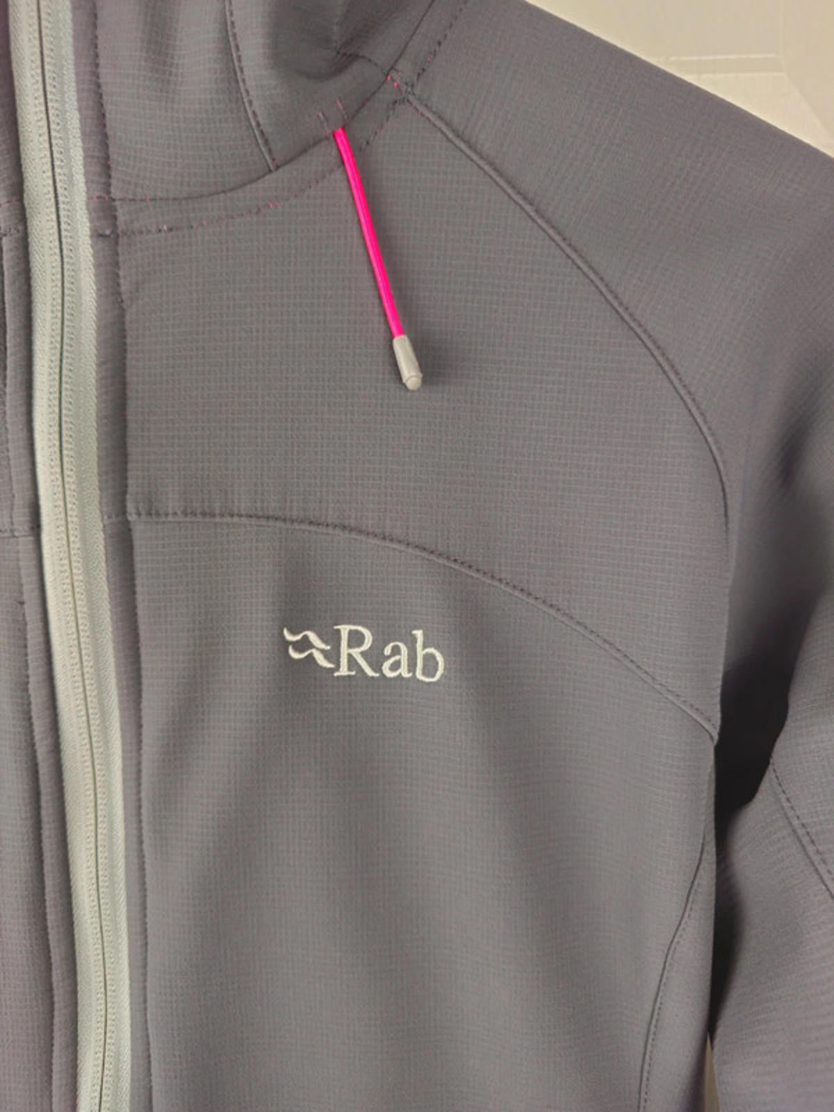 Rab Womens Full Zip Grey Soft Shell Style Hooded Jacket - UK 10