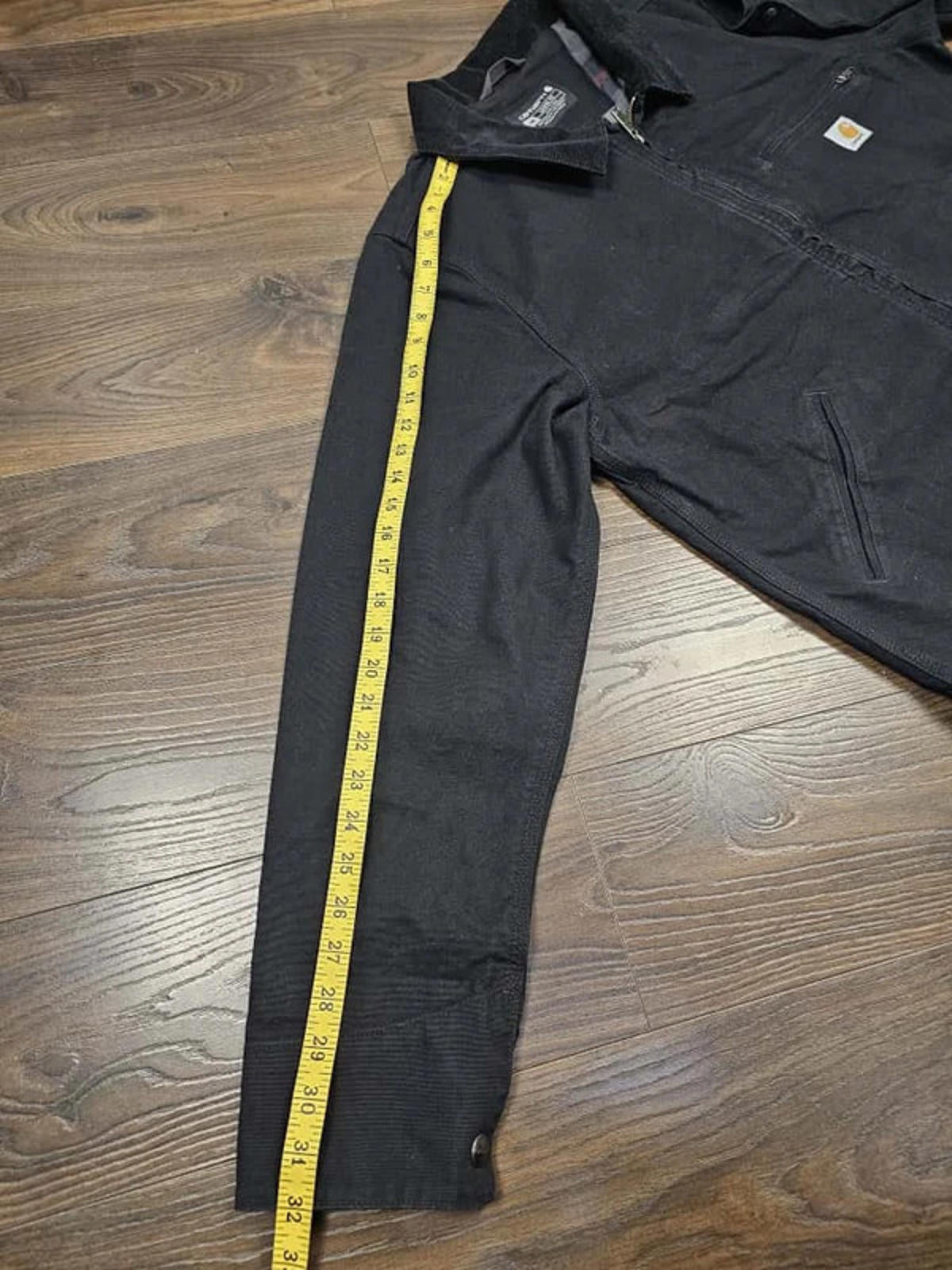 Carharrt Rugged Flex Loose Fit Blanket Lined Detroit Jacket - M/Med - Black