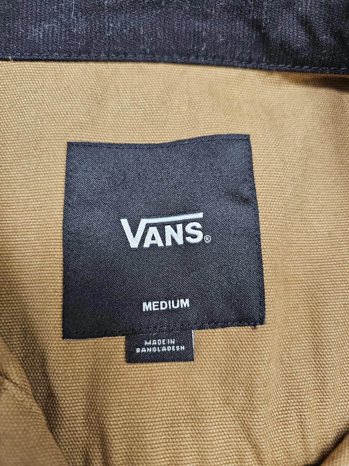 VANS Mens Button Up Chore Jacket/Coat - M/Medium - Dark Beige