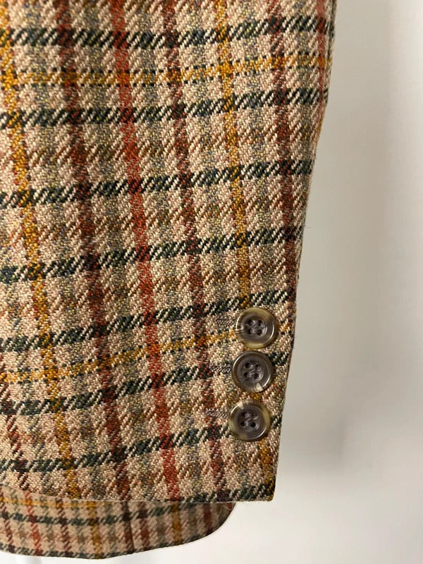John G Hardy Made In Britain All Wool check Sports Jacket Country Blazer 42