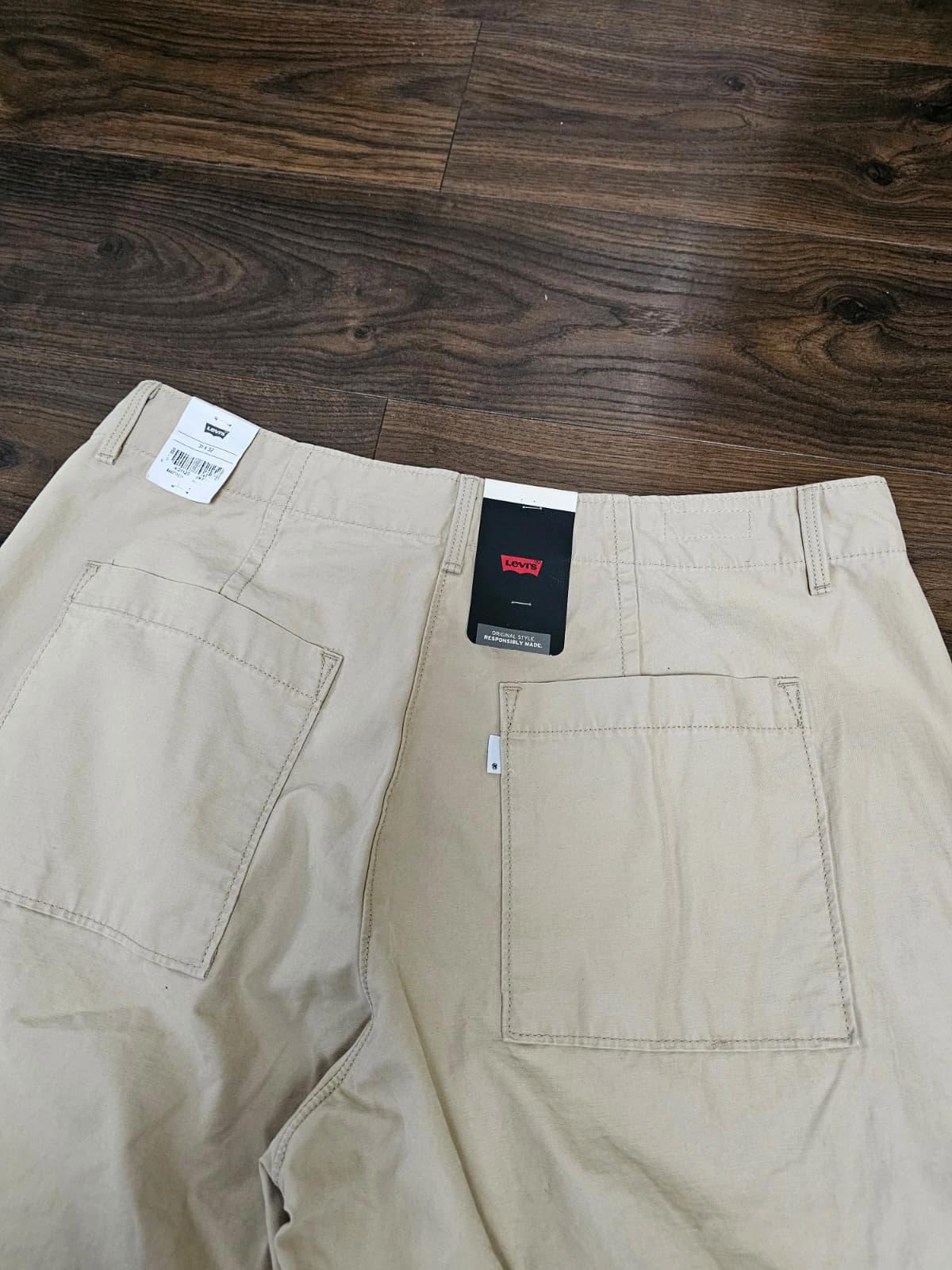 Levi's Womens Beige Cargo Trousers/Pants - W31/L32 - UK 12 - NWT - RRP £100