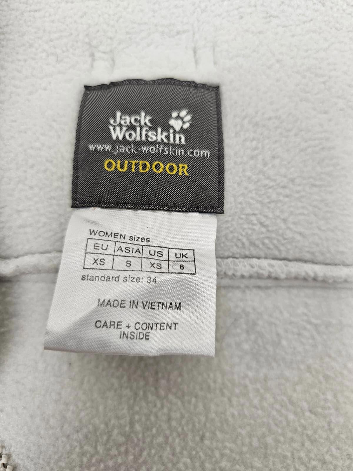 Jack Wolfskin Nanuk Y2K 2000's Embroidered Full Zip Fleece Jacket - UK 8