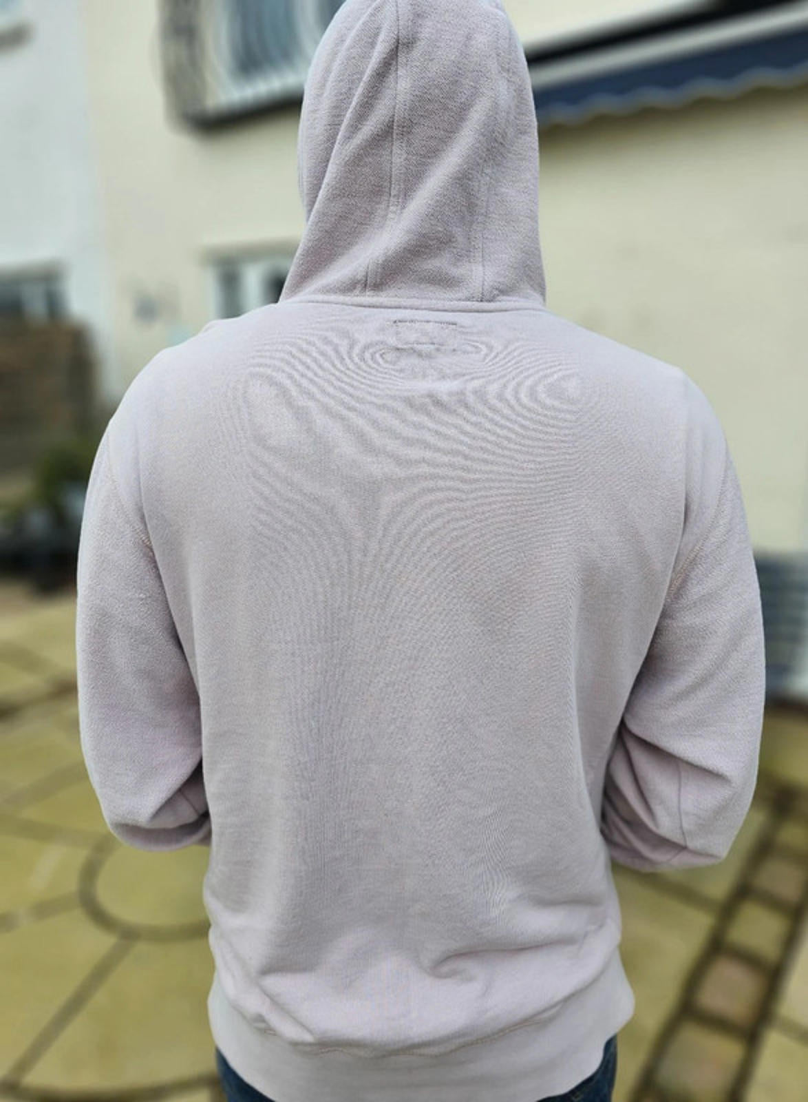 Awesome Off Pink Oversize RipnDip Pullover Hoodie L/Large Oversize Embroidered*