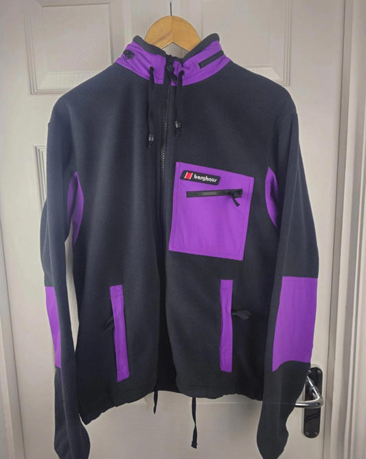 Berghaus Unisex Ascent 91 Full Zip Hooded Fleece Jacket - S/Small