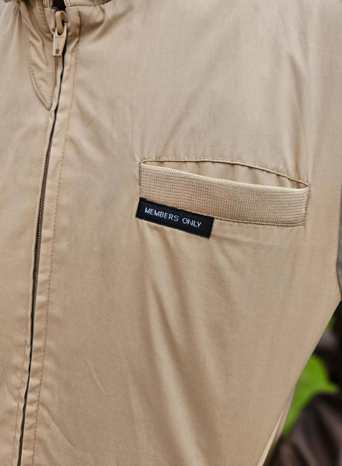 Vintage 1980's/1990's Members Only Smart Casual Bomber Jacket - L/Large