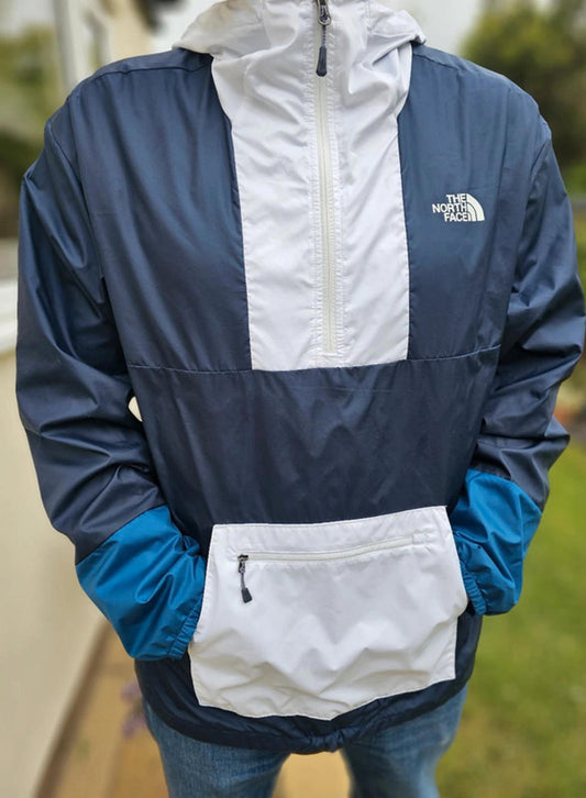 The North Face Windwall Hooded Pullover Windbreaker Jacket - XL/Extra Large