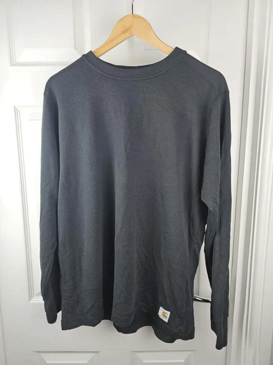 Carharrt Force Mens Vintage Long Sleeve T-Shirt - L/Large - Black