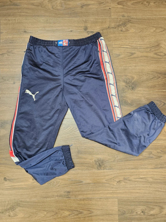 Vintage Atletico Madrid Puma Tracksuit Bottoms/Joggers/Trackies - L/Large 90s