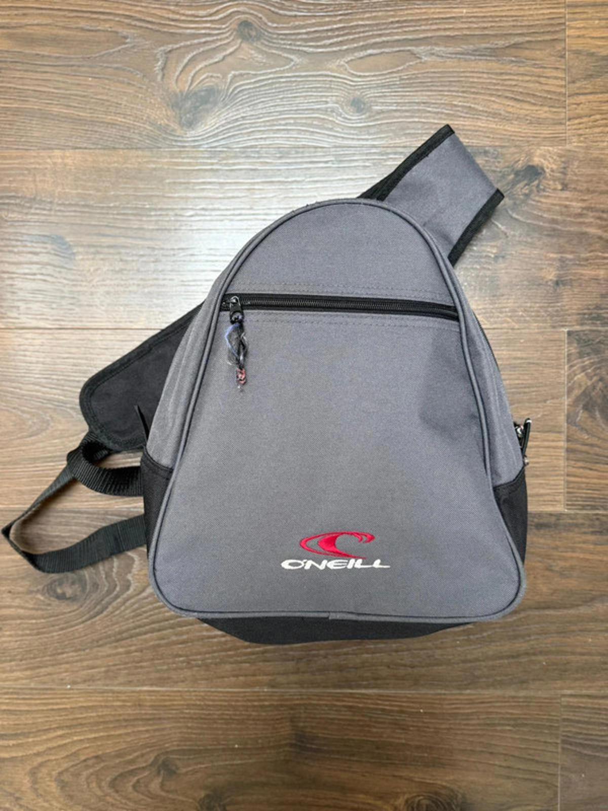 O'Neill Y2K 2000's Single Strap Backpack/Rucksack Shoulder Bag - Grey