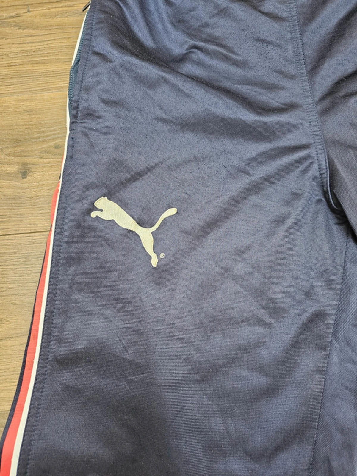 Vintage Atletico Madrid Puma Tracksuit Bottoms/Joggers/Trackies - L/Large 90s