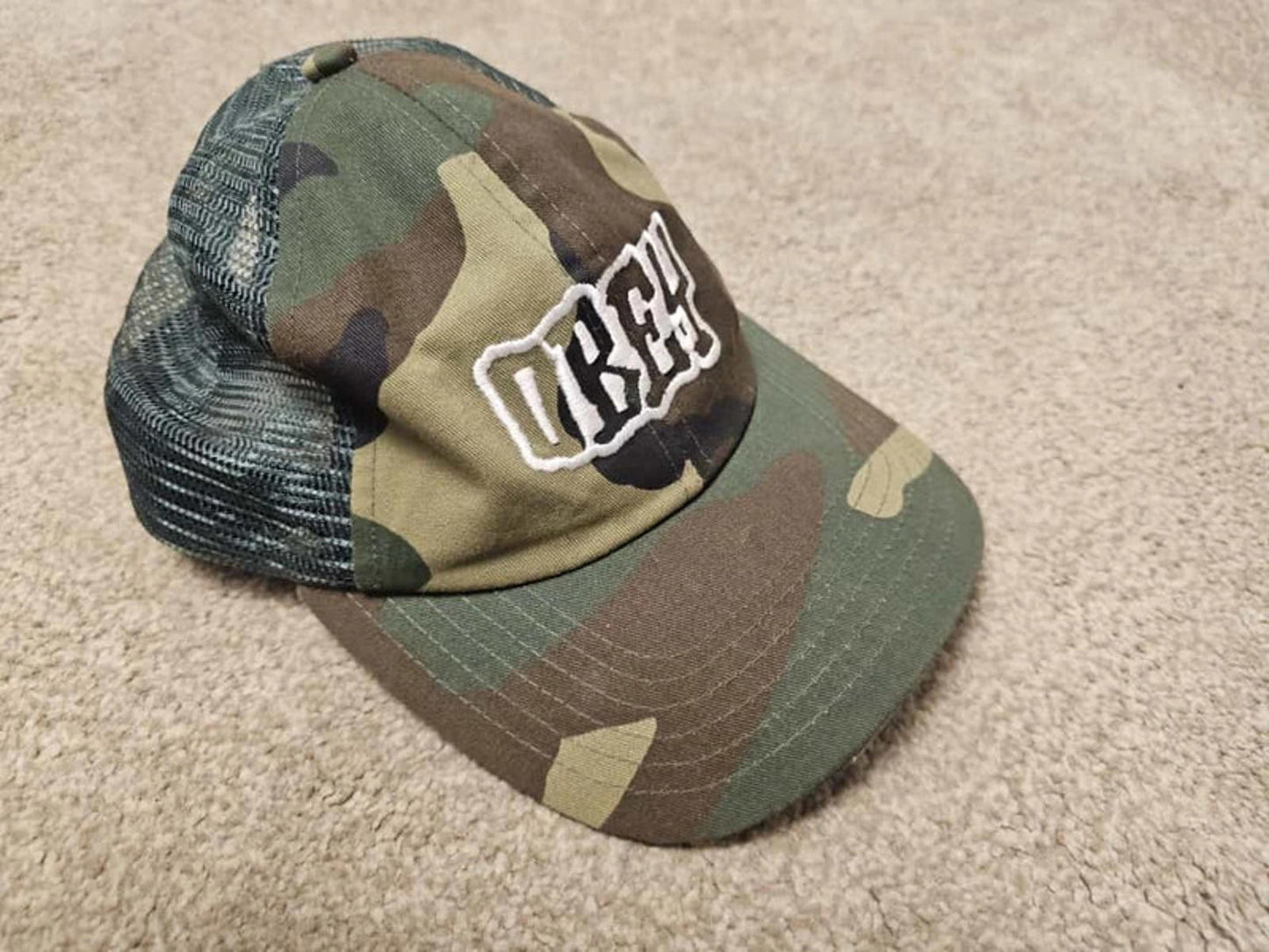 OBEY Worldwide Camo Trucker Style Cap/Hat - One size - Adjustable - mens/womens