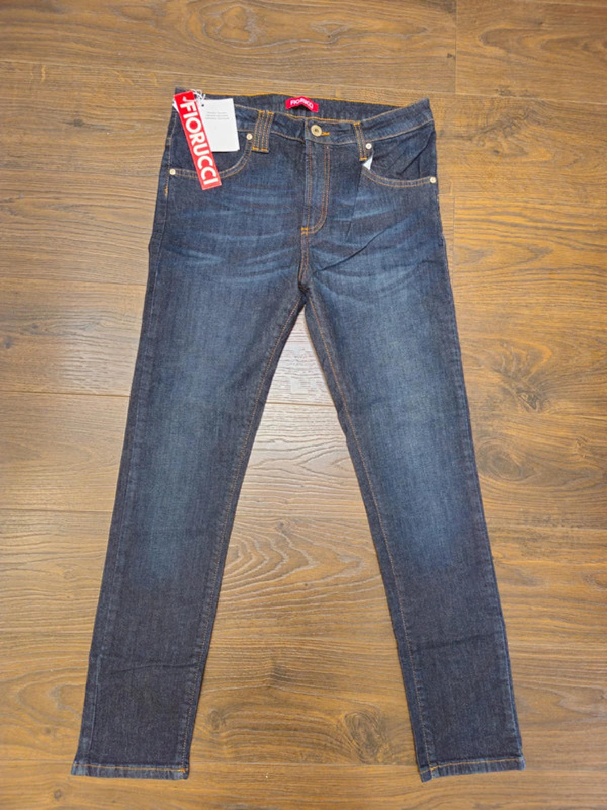 Genuine Fiorucci Made In Italy Womens Low Rise Blue Skinny Jeans - UK 6 W29/L27
