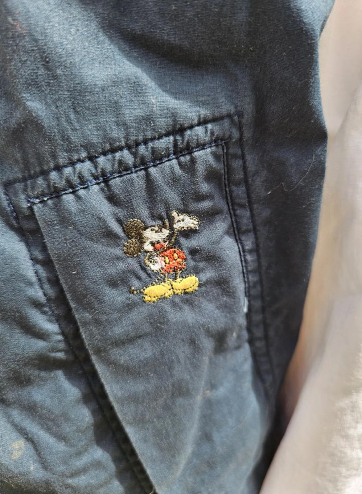 Vintage Full Zip Mickey Mouse Disney Hooded Windbreaker Jacket 80s/90s - M