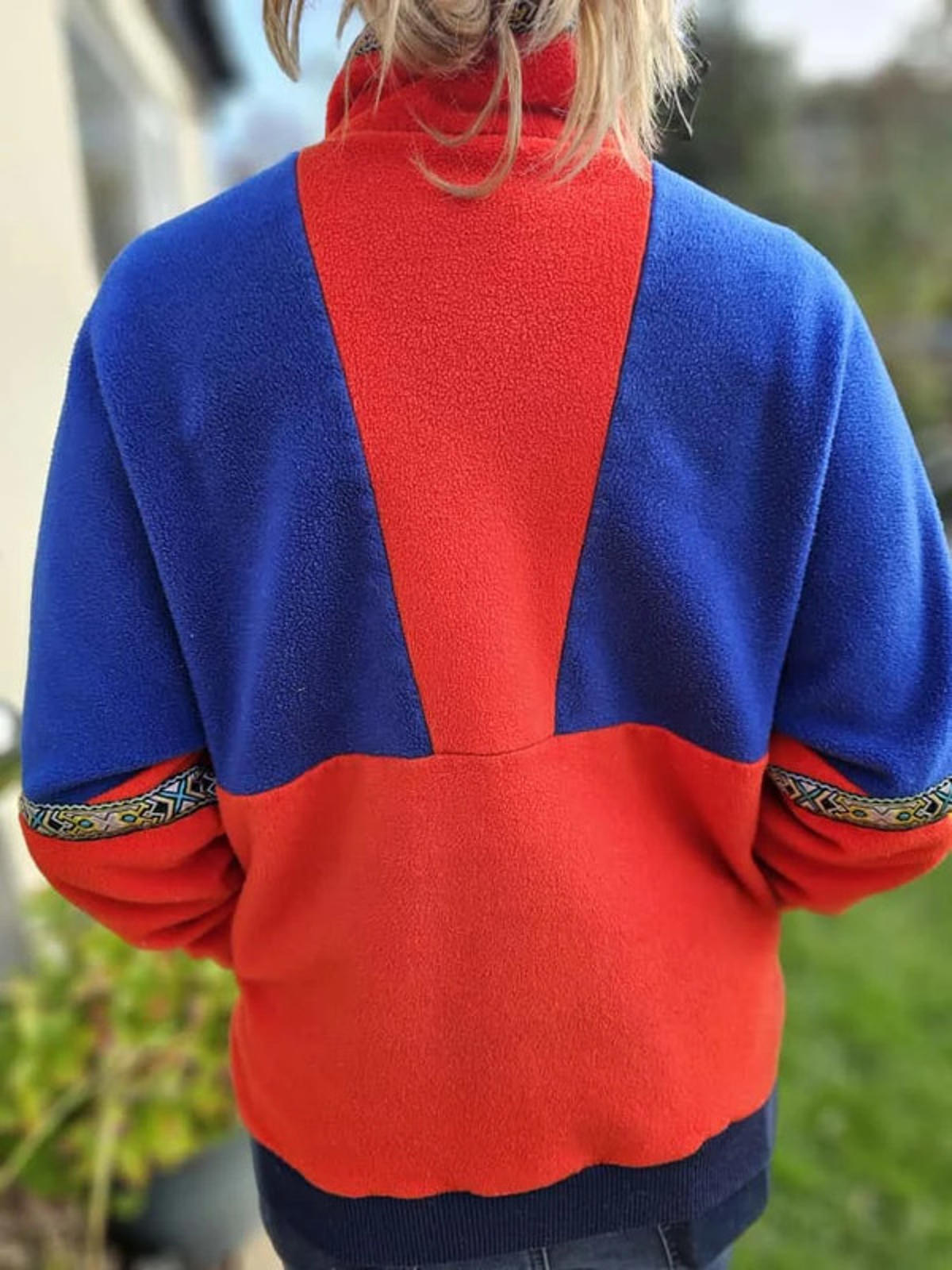 Rare Berghaus 1/2 Zip Tramantana Aztec Fleece Pullover Jumper - M/Medium -Unisex