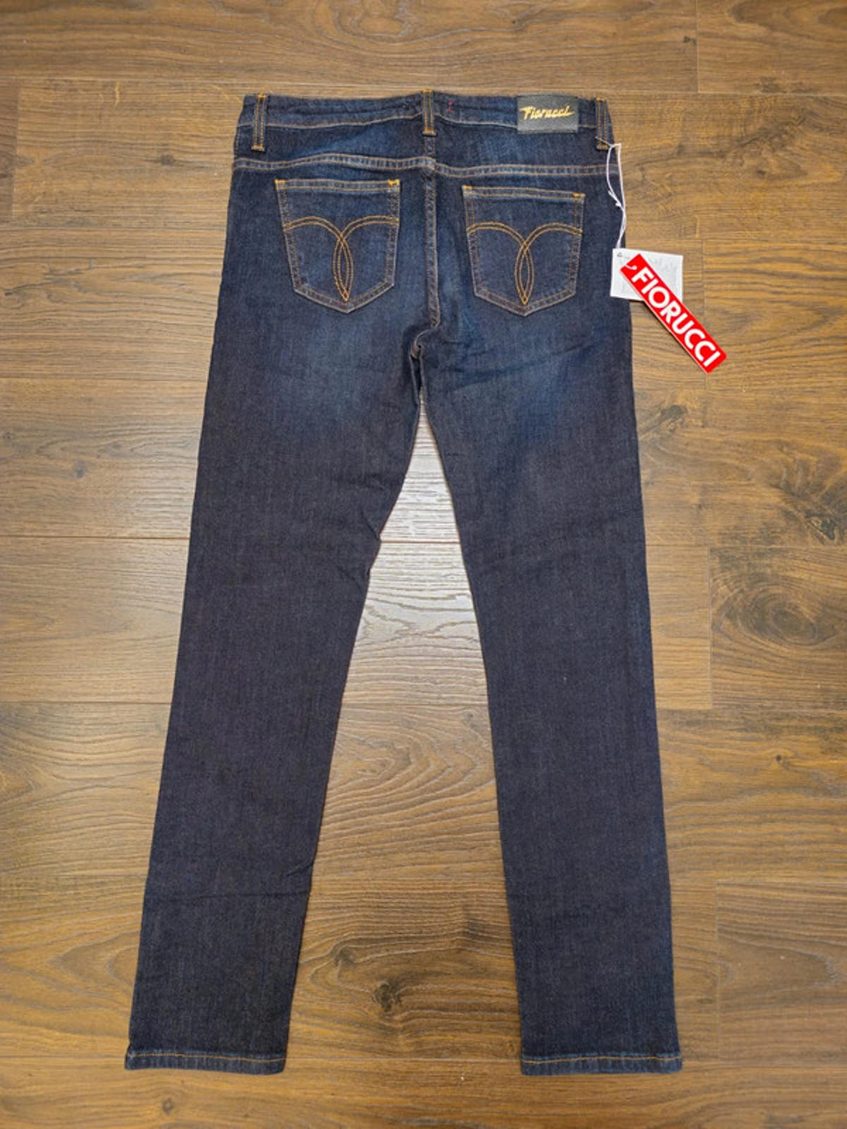 Genuine Fiorucci Made In Italy Womens Low Rise Blue Skinny Jeans - UK 6 W29/L27