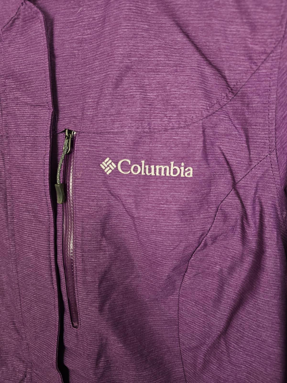 Columbia Womens Reflective Lined Full Zip Hooded Ski/Snowboard Jacket/Coat - S