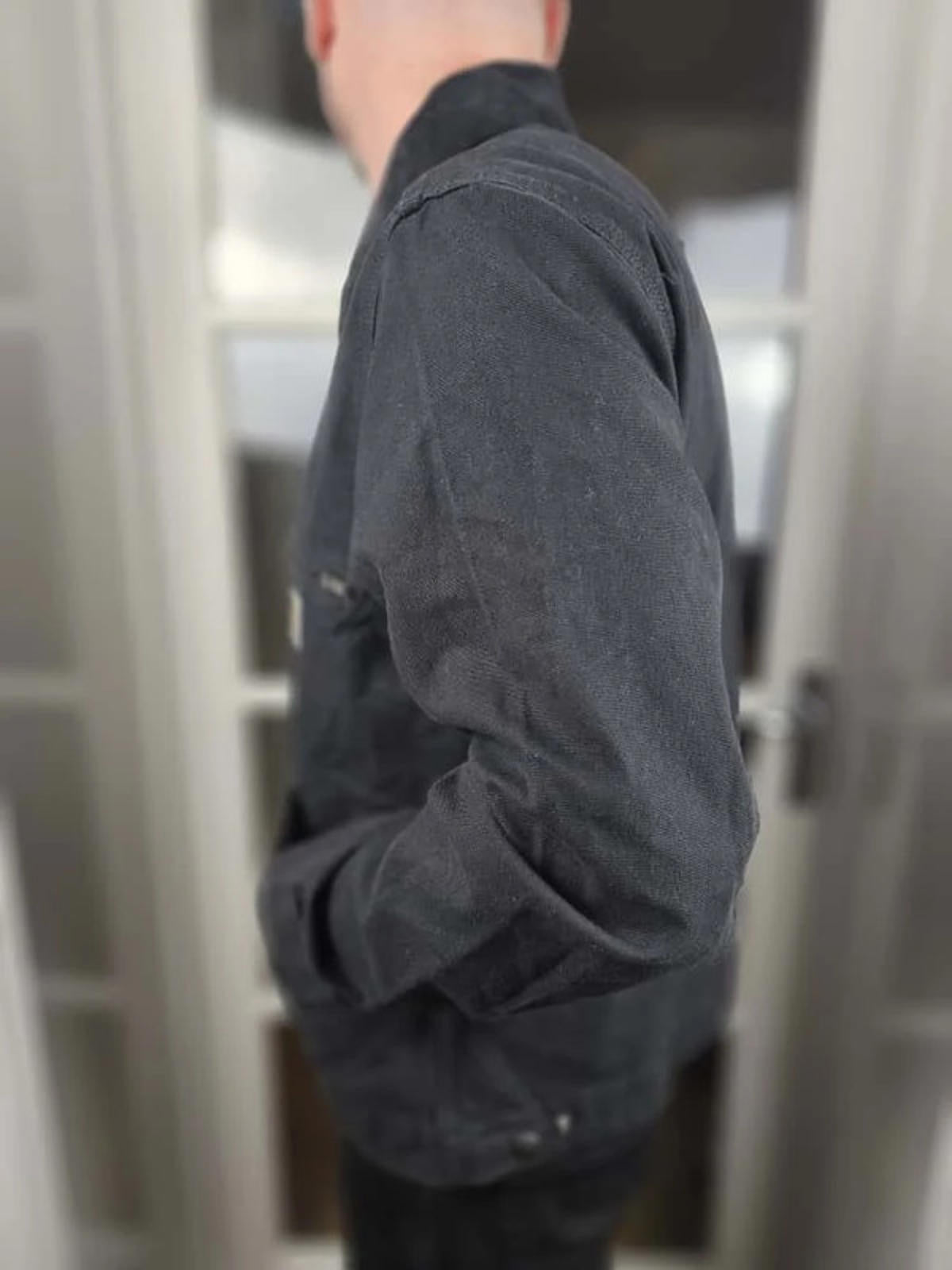 Carharrt Rugged Flex Loose Fit Blanket Lined Detroit Jacket - M/Med - Black