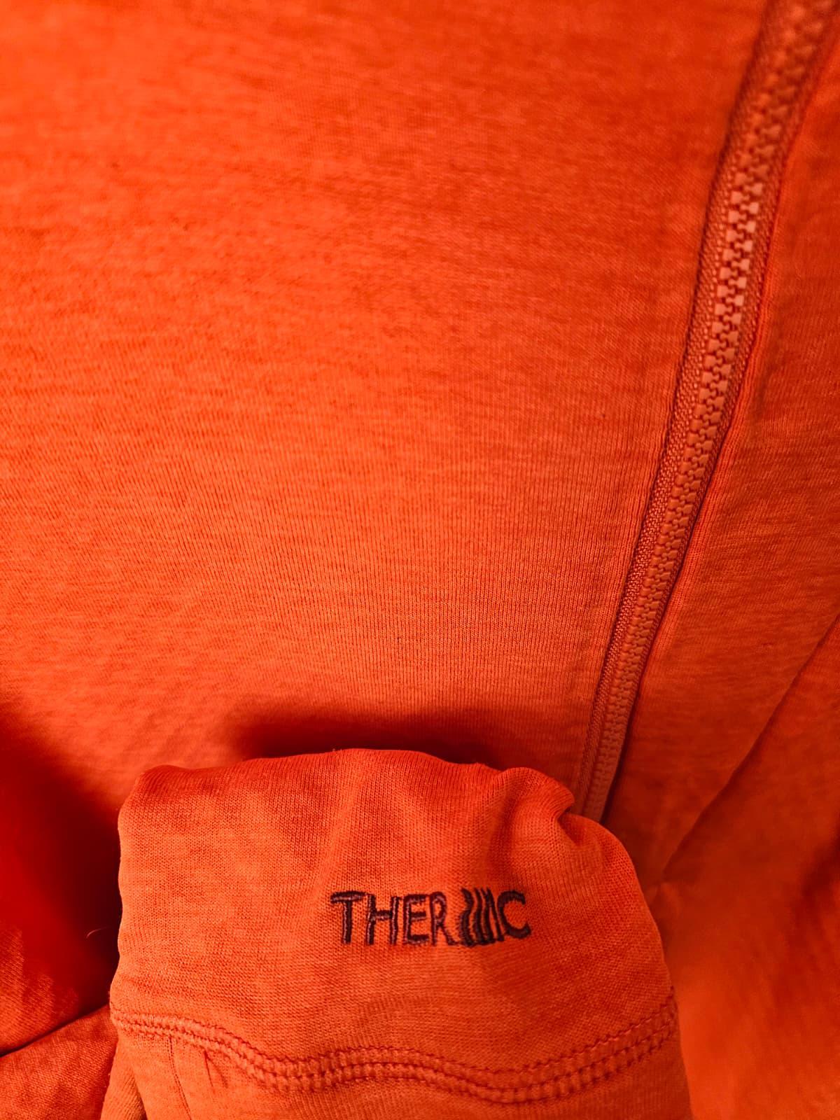 Rab Womens 1/2 Zip Pullover Fleece Mid Layer Jumper - UK 16 - Orange