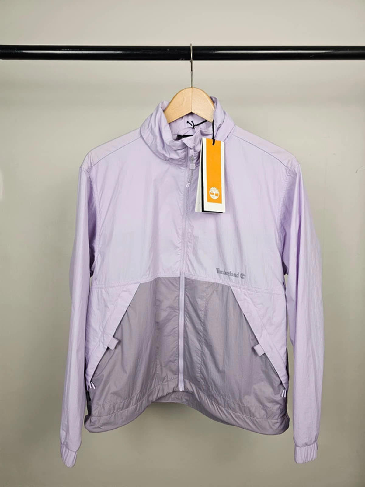 Timberland Womens Full Zip Wind Proof Hooded Windbreaker Jacket - XS/Extra Small