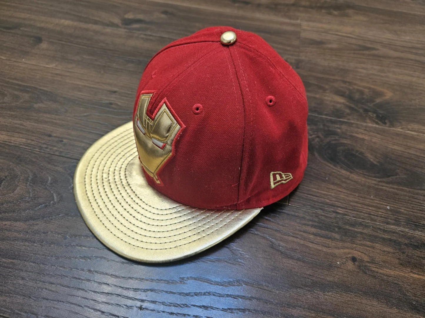 Awesome Rare New Era Iron Man Snap Back Hat Cap - 7.5 Marvel