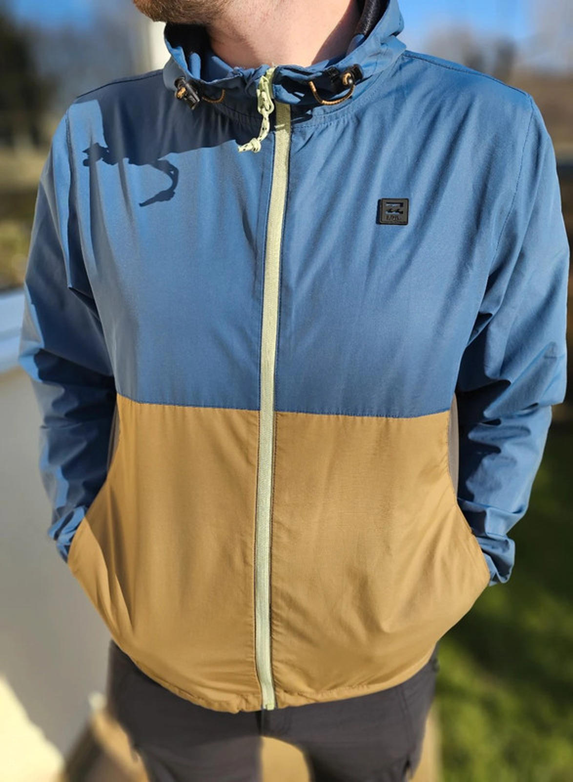 Billabong Adventure Division Packable Lightweight Windbreaker Jacket M/Medium**