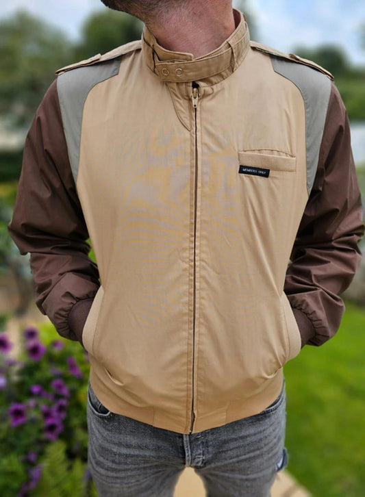 Vintage 1980's/1990's Members Only Smart Casual Bomber Jacket - L/Large