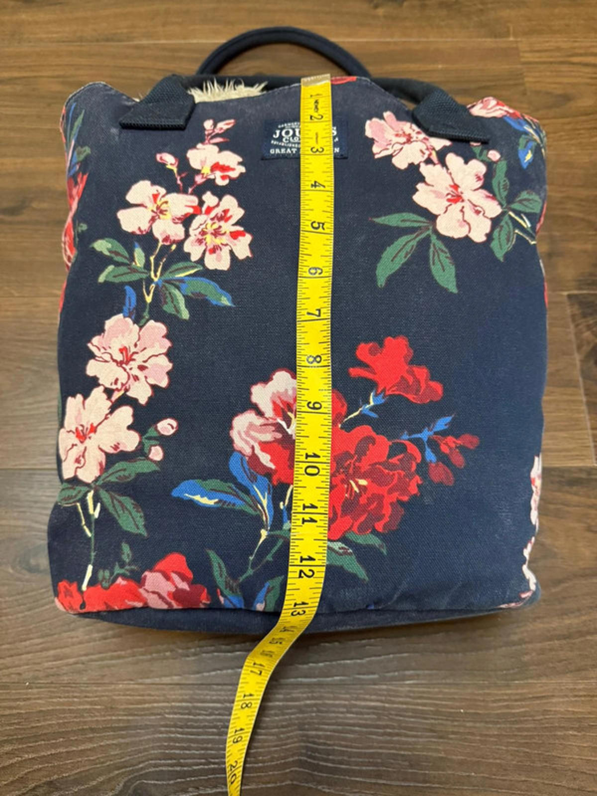 Joules Womens Floral/Flower/Botanical Print Shoulder Tote Bag - Navy/Multicolour