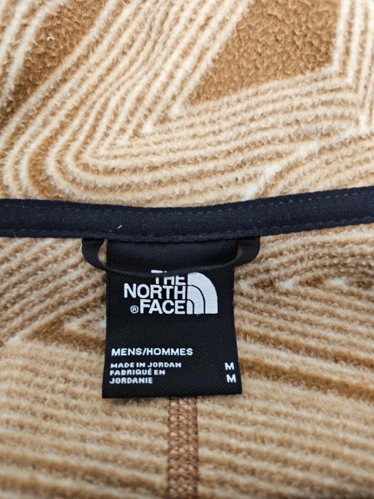 The North Face Mens 1/4 Zip Pullover Swirl Pattern Fleece Jumper - M/Medium