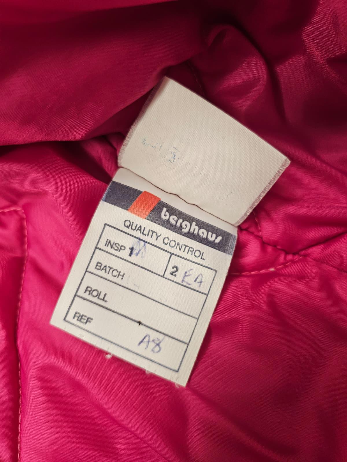 Berghaus Vintage 90's Womens Insulated Full Zip Coat/Jacket - 12 -  Pink/Navy