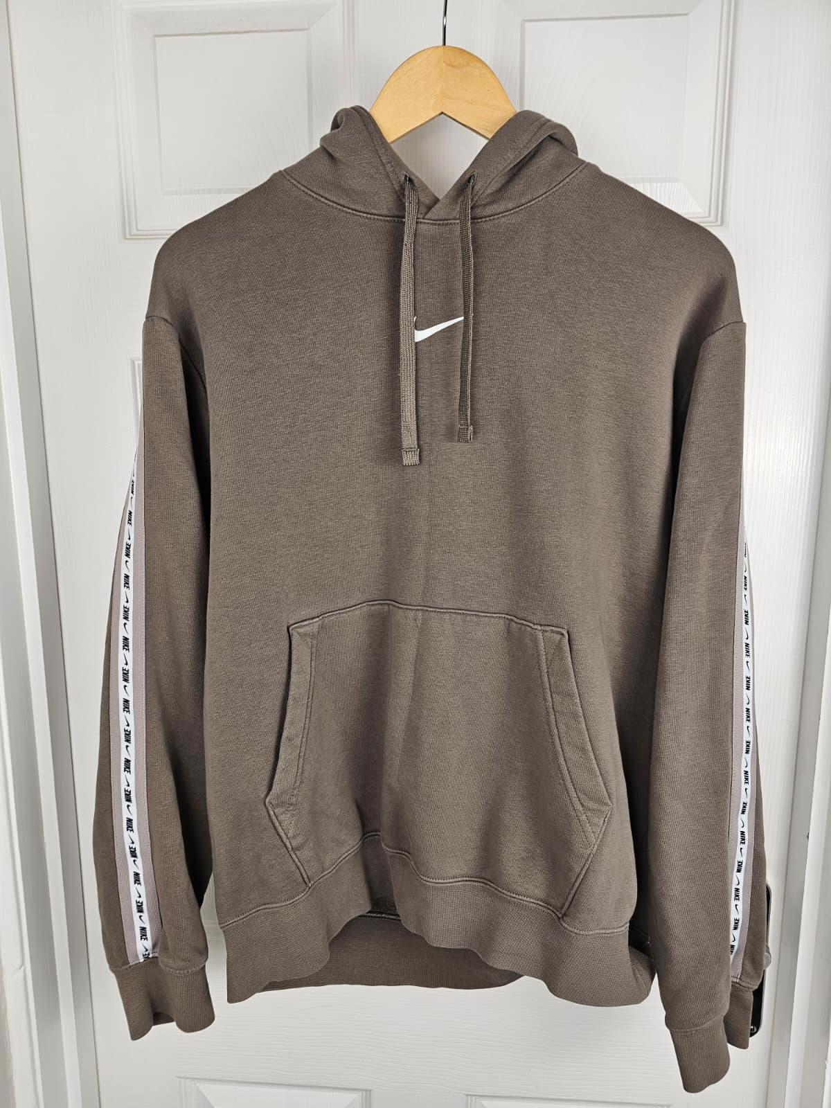 Nike Large Print Pullover Hoodie/Hoody - M/Medium - Grey