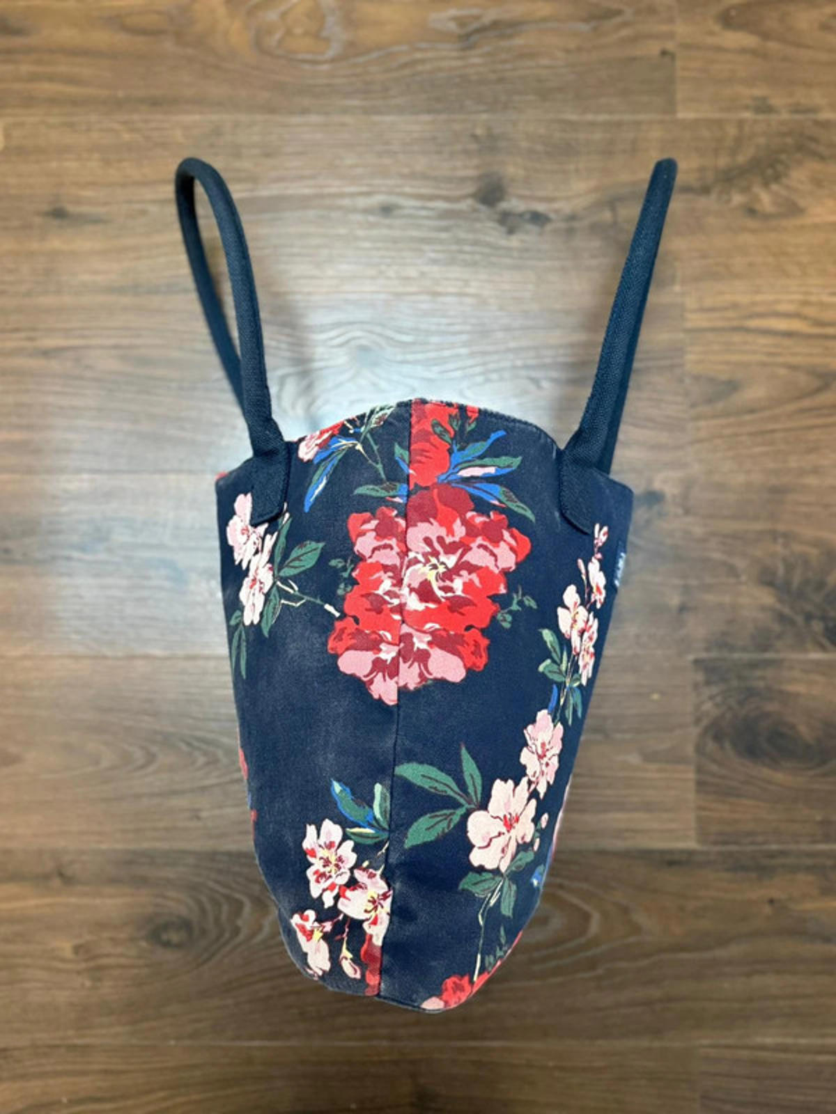 Joules Womens Floral/Flower/Botanical Print Shoulder Tote Bag - Navy/Multicolour