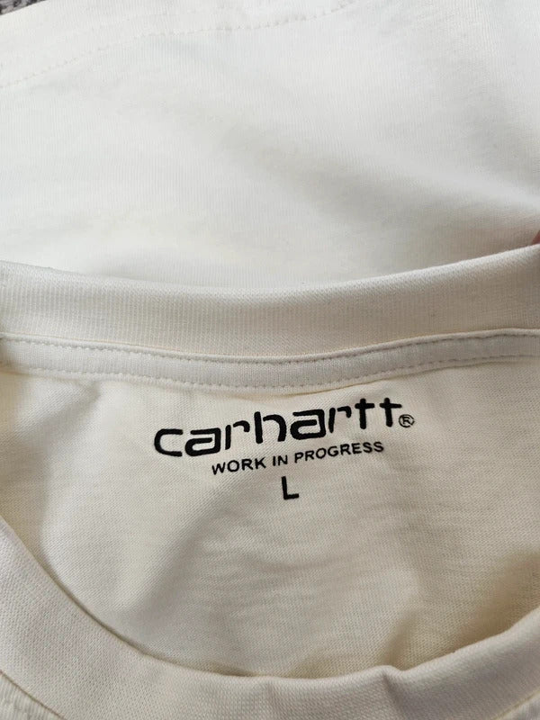 Carharrt WIP 1989 Big Spell Out Short Sleeve T-Shirt/Tee/Top - L/Large - Cream
