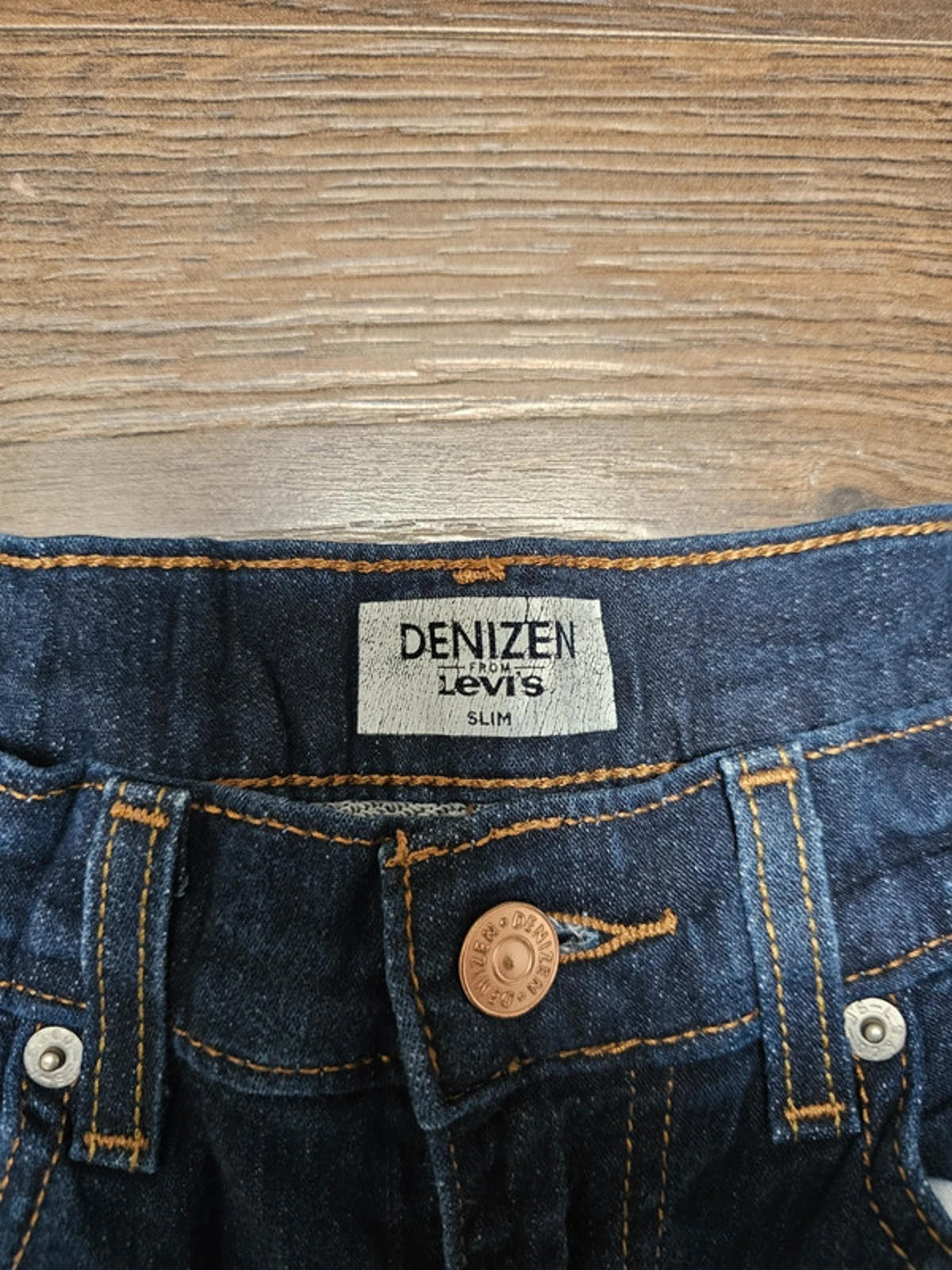 Levi's Teens/Mens Blue Jeans Slim Stretch Fit W28/27L Denim Trousers Bottoms
