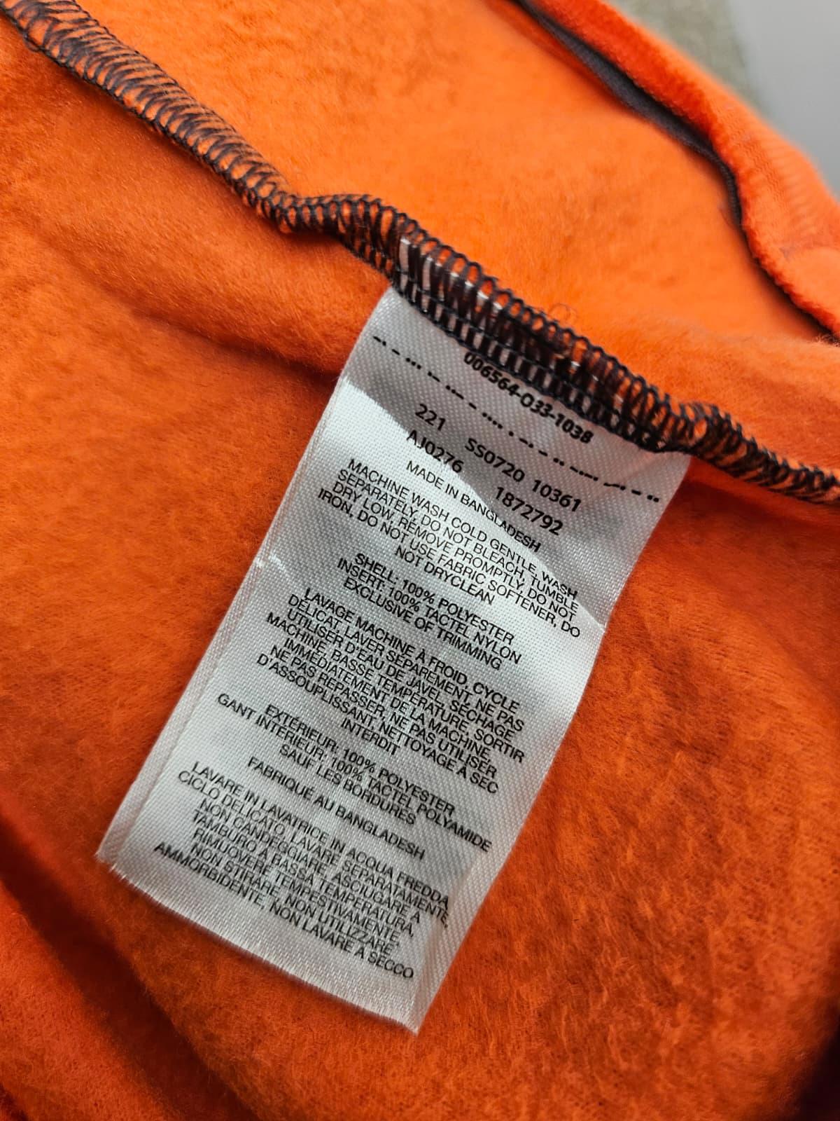 Columbia Mens Backbowl Full Zip Fleece Jacket - M/Medium - Orange/Grey